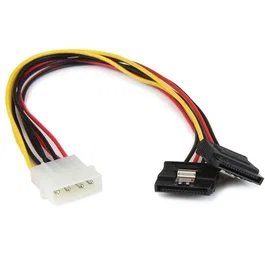 StarTech.com Adaptador Cable Divisor LP4 a Doble SATA 30cm con Pestillo Seguridad