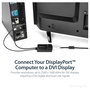 StarTech.com Adaptador de vídeo activo DisplayPort a DVI-D Dual Link DP2DVID2 Negro