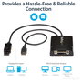 StarTech.com Adaptador de vídeo activo DisplayPort a DVI-D Dual Link DP2DVID2 Negro