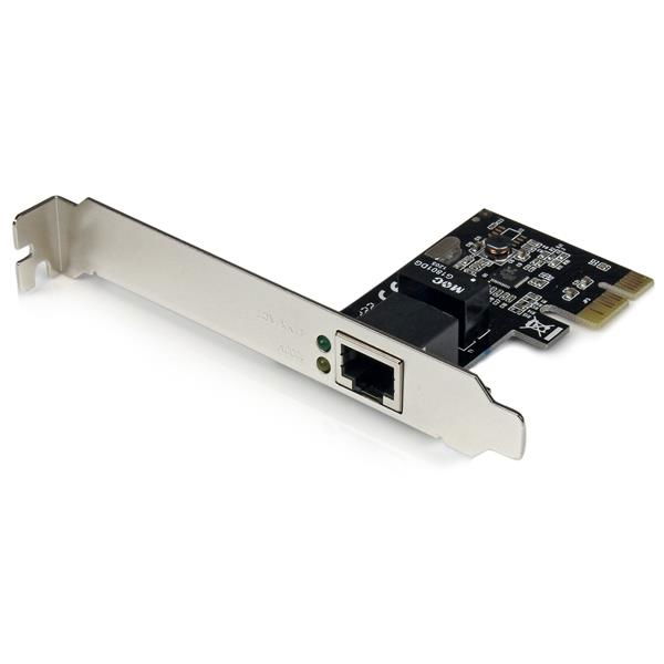 StarTech.com Tarjeta de Red PCI Express 1 Puertos Gigabit Ethernet PCIe x1, Perfil Bajo, Chipset Realtek RTL8111E, St1000Spex2, Compatible con Windows, Mac, Linux