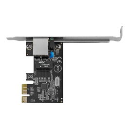 StarTech.com Tarjeta de Red PCI Express 1 Puertos Gigabit Ethernet PCIe x1, Perfil Bajo, Chipset Realtek RTL8111E, St1000Spex2, Compatible con Windows, Mac, Linux