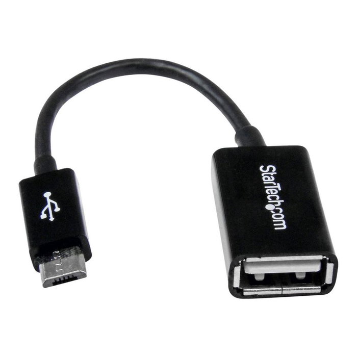 Cable Micro USB Startech UUSBOTG USB A Micro USB B Negro Cable Micro USB Startech UUSBOTG USB A Micro USB B Negro