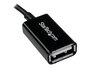 Cable Micro USB Startech UUSBOTG USB A Micro USB B Negro