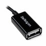 Startech Adaptador OTG Micro USB a USB A Hembra Negro
