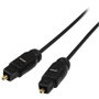 StarTech.com Cable Toslink Audio Digital Óptico SPDIF Delgado 4,6 m Negro THINTOS15