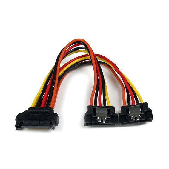 Startech Cable Divisor de Alimentación SATA PYO2LSATA 1 Macho a 2 Hembra 0,15m