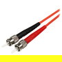 StarTech Cable de Fibra Óptica Patch Multimodo OM2 LC-ST 1m, Duplex 50/125, 10 Gbit/s, Naranja, LSZH
