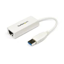 StarTech.com Adaptador USB 3.0 a Ethernet Gigabit NIC Externo - 1 Puerto RJ45, 10/100/1000 Mbps, Blanco