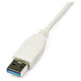 StarTech Adaptador de Red USB 3.0 a Gigabit Ethernet 1 Puerto, NIC Externa, RJ45, 10/100/1000 Mbps, Compatible con Windows, Mac, Linux, AX88179