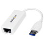 StarTech Adaptador de Red USB 3.0 a Gigabit Ethernet 1 Puerto, NIC Externa, RJ45, 10/100/1000 Mbps, Compatible con Windows, Mac, Linux, AX88179