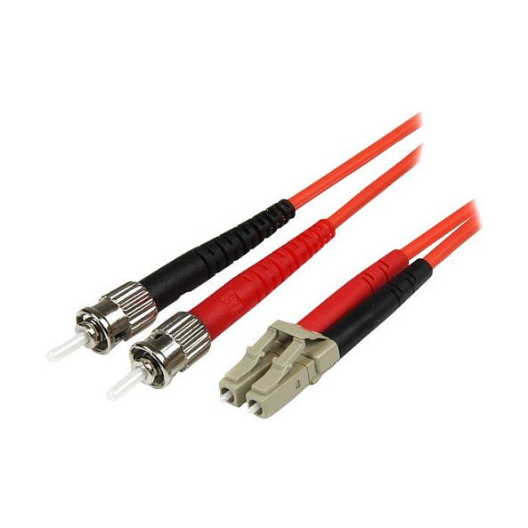 Startech Cable de Fibra Óptica Multimodo 5m LC-ST Rojo Startech Cable de Fibra Óptica Multimodo 5m LC-ST Rojo
