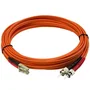 StarTech Cable de Fibra Óptica Multimodo 5m Duplex LC-ST 50/125 Rojo