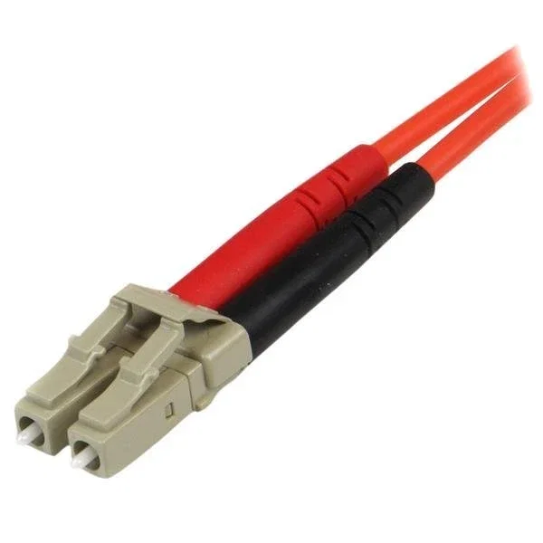 StarTech Cable de Fibra Óptica Multimodo 5m Duplex LC-ST 50/125 Rojo