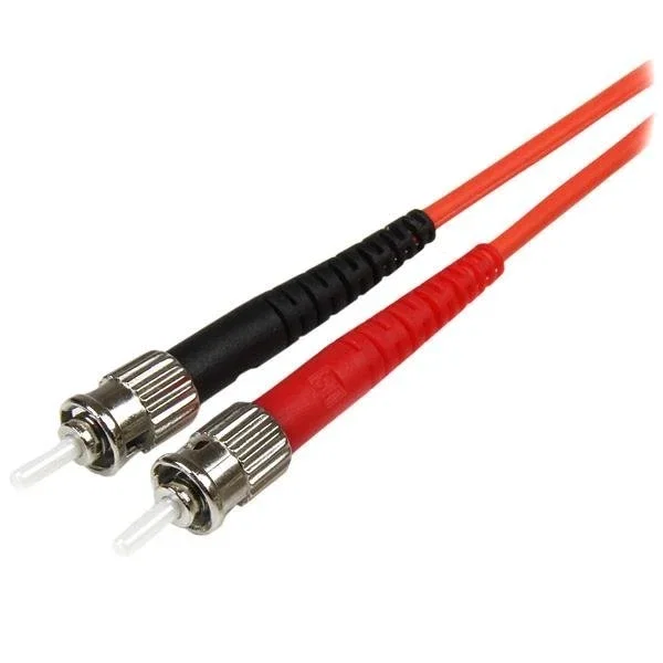 StarTech Cable de Fibra Óptica Multimodo 5m Duplex LC-ST 50/125 Rojo
