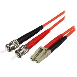 StarTech.com Cable de Fibra Óptica 5m Multimodo Dúplex LC-ST 50/125 OM2 - Cable Adaptador de Red