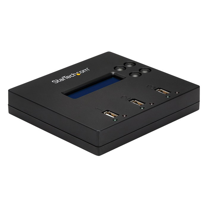 StarTech.com USBDUP12 Duplicador y Borrador de Unidades USB 1:2 Azul