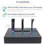 StarTech.com USBDUP12 Duplicador y Borrador de Unidades USB 1:2 Azul