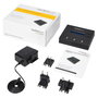 StarTech.com USBDUP12 Duplicador y Borrador de Unidades USB 1:2 Azul
