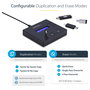 StarTech.com USBDUP12 Duplicador y Borrador de Unidades USB 1:2 Azul