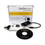 StarTech.com USB32HDEH Adaptador de vídeo USB 3.0 a HDMI con Hub USB Negro