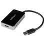 StarTech.com USB32HDEH Adaptador de vídeo USB 3.0 a HDMI con Hub USB Negro