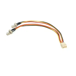 StarTech.com Cable Splitter Divisor de Alimentación para Ventilador CPU TX3 15cm Molex 3-pin