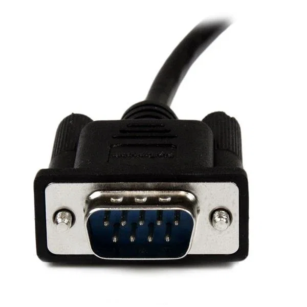 StarTech Cable de Módem Nulo DB9 de 1m, Macho a Hembra, Negro