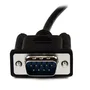 StarTech Cable de Módem Nulo DB9 de 1m, Macho a Hembra, Negro