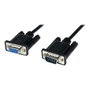 Startech Cable Módem Nulo Serial DB-9 Hembra a Macho - 1m Negro - Para Conexión Directa RS-232 entre Dispositivos