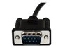 Startech Cable Módem Nulo Serial DB-9 Hembra a Macho - 1m Negro - Para Conexión Directa RS-232 entre Dispositivos