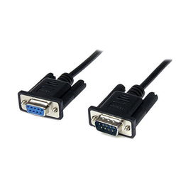 StarTech Cable Serial RS232 Null Modem DB9 F/M 1 Metro Negro
