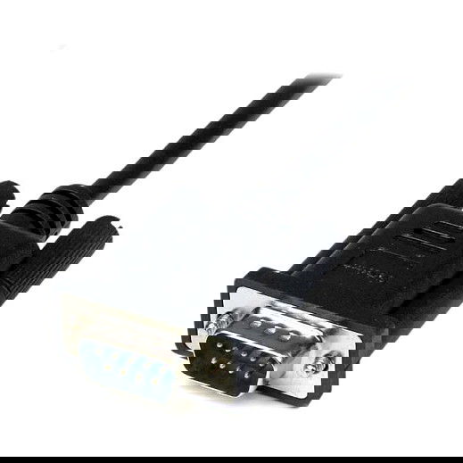 StarTech Cable Serial RS232 Null Modem DB9 F/M 1 Metro Negro