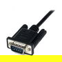StarTech Cable Serial RS232 Null Modem DB9 F/M 1 Metro Negro