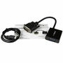 Adaptador DVI-D a VGA Startech DVI2VGAE 0,19 m Negro