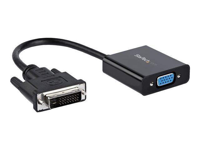 Adaptador DVI-D a VGA Startech DVI2VGAE 0,19 m Negro