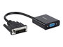Adaptador DVI-D a VGA Startech DVI2VGAE 0,19 m Negro