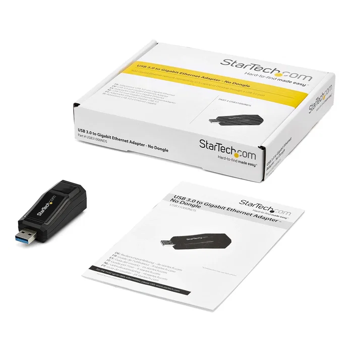 StarTech Adaptador de Red USB 3.0 a Gigabit Ethernet RJ45 USB31000NDS