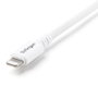 Startech Cable Lightning a USB Tipo A de 2 m - Blanco - USBLT2MW