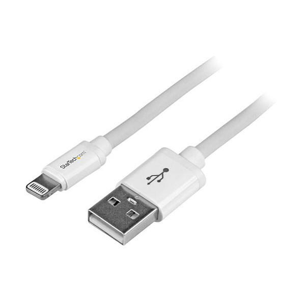 StarTech.com Cable Lightning a USB tipo A de 2m, Blanco StarTech.com Cable Lightning a USB tipo A de 2m, Blanco