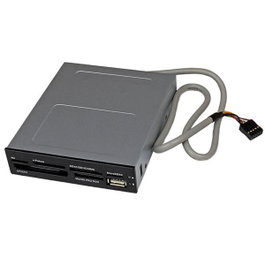 StarTech.com Adaptador de Bahía Frontal 3.5in Lector 22 en 1