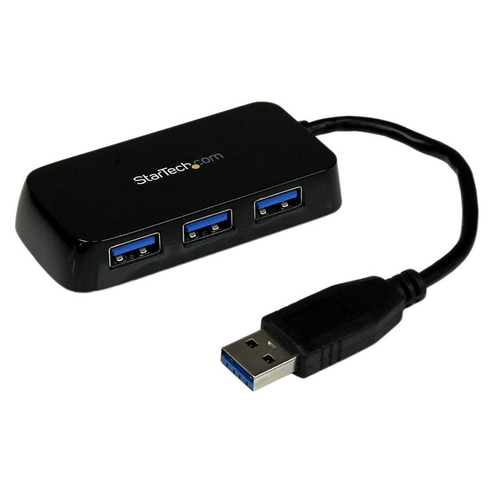 StarTech.com Hub USB 3.0 de 4 puertos ST4300MINU3B Negro StarTech.com Hub USB 3.0 de 4 puertos ST4300MINU3B Negro