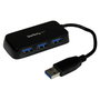 StarTech.com Hub USB 3.0 de 4 puertos ST4300MINU3B Negro