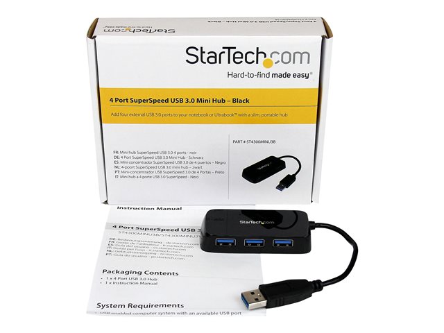 Hub USB Startech ST4300MINU3B Hub USB Startech ST4300MINU3B