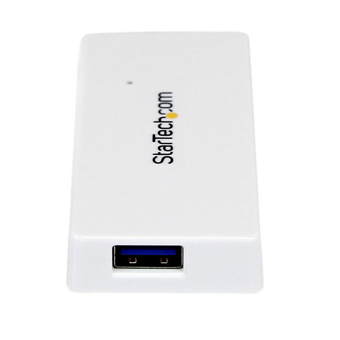 StarTech.com ST4300MINU3W Hub USB 3.0 de 4 Puertos USB-A, 5 Gbps, Plug and Play, Blanco StarTech.com ST4300MINU3W Hub USB 3.0 de 4 Puertos USB-A, 5 Gbps, Plug and Play, Blanco