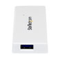 StarTech.com ST4300MINU3W Hub USB 3.0 de 4 Puertos USB-A, 5 Gbps, Plug and Play, Blanco