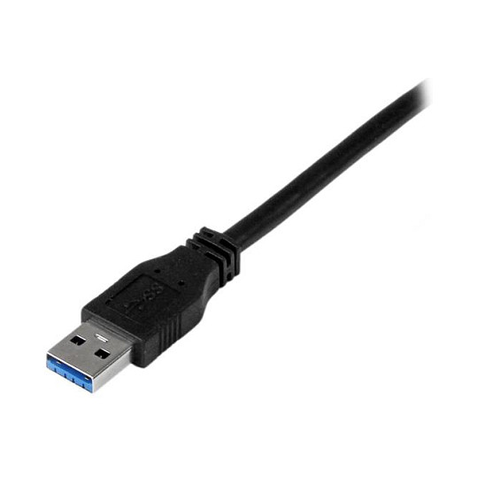 StarTech Cable USB 3.0 SuperSpeed A a B, 2 m (6 pies), Certificado USB 3.2 Gen 1, 5 Gbit/s, para Impresoras, Conector Macho/Macho, Negro