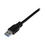 StarTech Cable USB 3.0 SuperSpeed A a B, 2 m (6 pies), Certificado USB 3.2 Gen 1, 5 Gbit/s, para Impresoras, Conector Macho/Macho, Negro