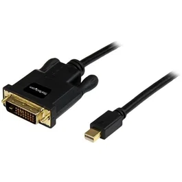 StarTech.com Adaptador Mini DisplayPort a DVI-D Cable 1,8m Conversor Pasivo 1920x1200 Negro