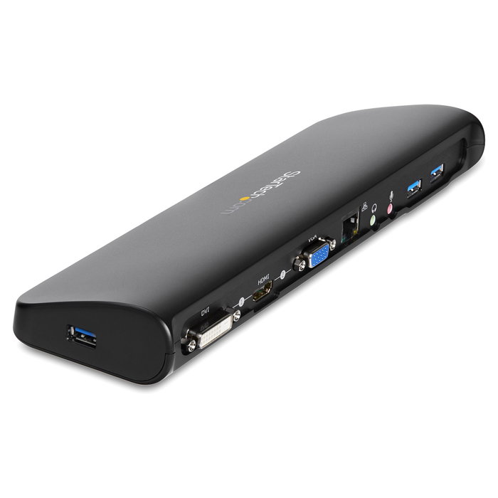 StarTech.com Docking Station USB 3.0 con doble monitor HDMI/DVI/VGA y Ethernet Gigabit StarTech.com Docking Station USB 3.0 con doble monitor HDMI/DVI/VGA y Ethernet Gigabit