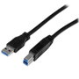 StarTech.com Cable USB 3.2 Gen 1 A a B de 1 metro, Negro
